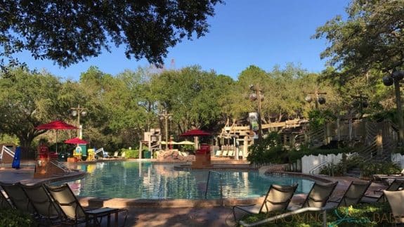 Port Orleans Riverside Resort - main pool area