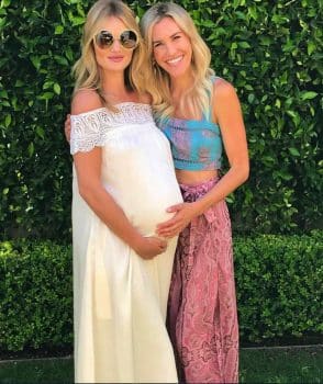 Pregnant Rosie Huntington-Whiteley Celebrates Her Baby Shower in LA