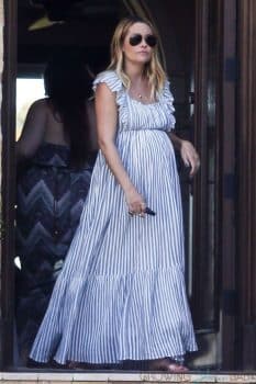 Very Pregnant Lauren Conrad looks ready to pop as she attends her Baby Shower in LA