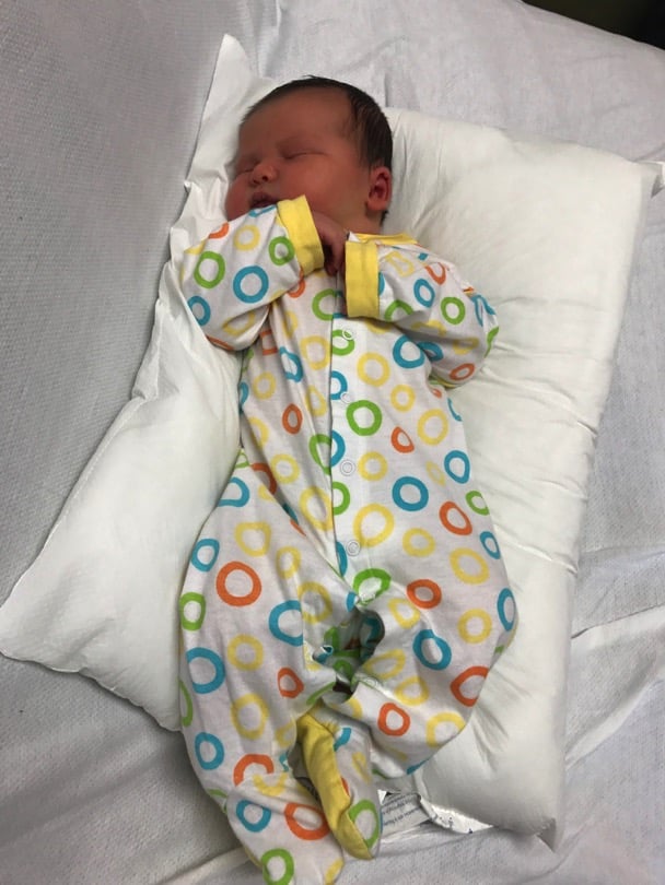 14.4lb baby Colin Austin Keisler at Lexington Medical Center