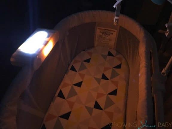 Fisher Price Soothing Motions Bassinet - night light