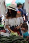 Jenna Dewan and her daughter Everly Tatum enjoy a day at the farmer's market
