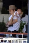 Marion Cotillard and daughter Louise Canet at Jumping at the Saint Tropez Athina Onassis Horse Show