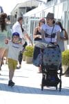 Marion Cotillard with son Marcel Canet at Jumping at the Saint Tropez Athina Onassis Horse Show