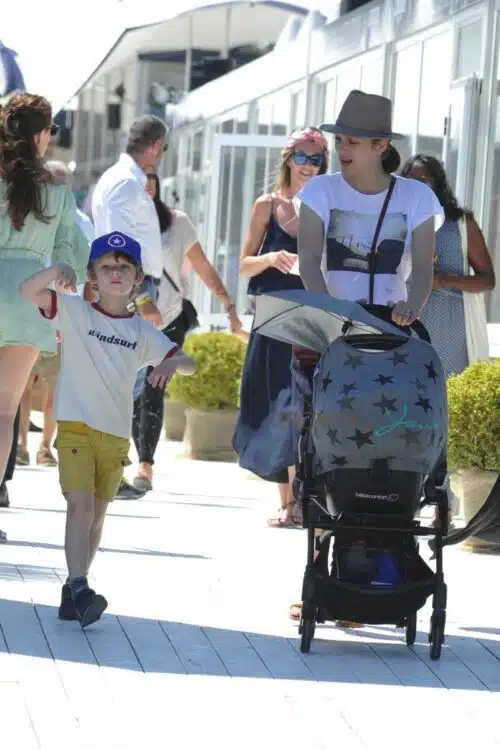 Marion Cotillard Steps Out With Her Kids in St. Tropez