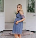 Maternity LC Lauren Conrad Cold-Shoulder Empire Dress