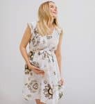 Maternity LC Lauren Conrad Pleated Fit & Flare Dress