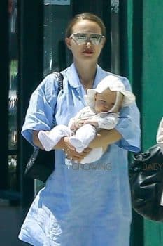 Natalie Portman steps out with daughter Amalia Millipied