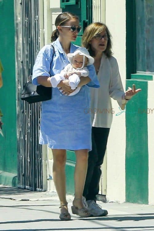 Natalie Portman steps out with daughter Amalia Millipied