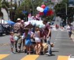 Ben Affleck and Jennifer Garner take their kids Violet, seraphina and Sam to 4th of July Parade