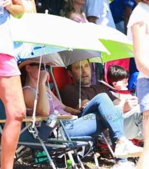 Ben Affleck and Jennifer Garner take their kids to 4th of July Parade 2017