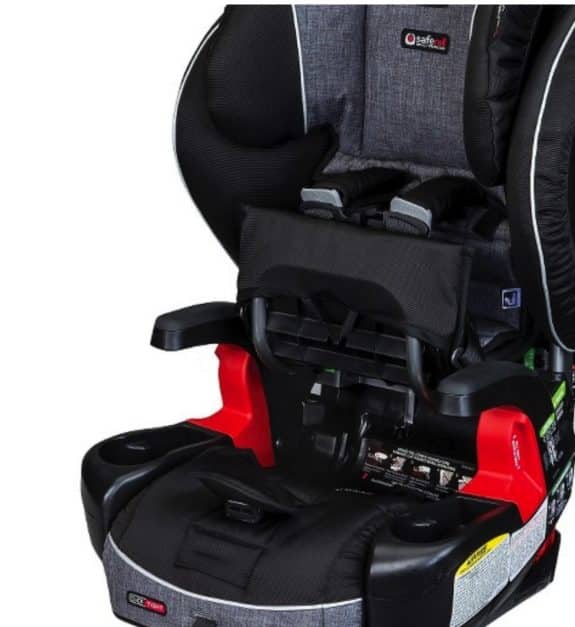Britax Pinnacle ClickTight review - belt path for clicktight system