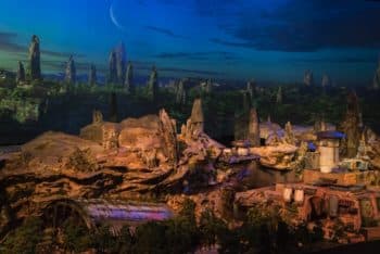 Detailed Model of Star Wars-Themed Lands at Hollywood Studios from D23 4