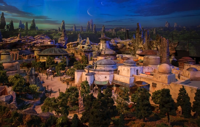 Detailed Model of Star Wars-Themed Lands at Hollywood Studios from D23
