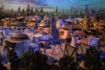 Detailed Model of Star Wars-Themed Lands from D23