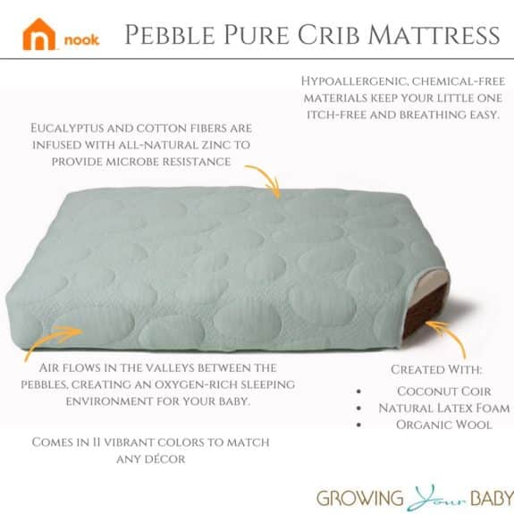 Pebble Pure Crib Mattress review