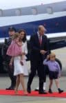 The Duke and Duchess of Cambridge arrive in Poland with kids Princess Charlotte and Prince George