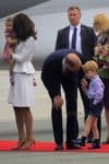 The Duke and Duchess of Cambridge arrive in Poland with kids Princess Charlotte and Prince George