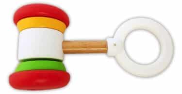 BRIO soft hammer baby rattle