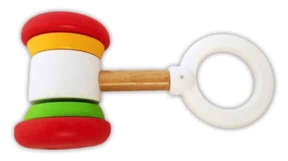 BRIO soft hammer baby rattle