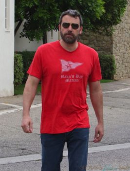 Ben affleck attends sunday service with his kids