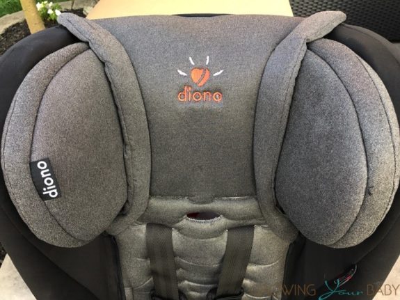 Diono Rainier Review - headrest