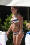 Pregnant Coleen Rooney shows her baby bump during holidays in Mallorca