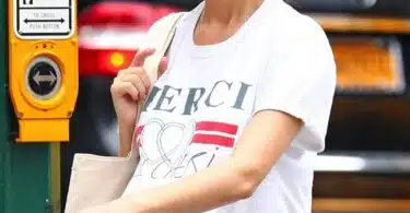 A pregnant Rose Byrne steps out with her son Rocco in NYC