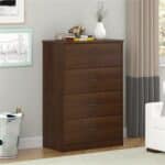 Ameriwood Mainstays chest of drawers in alder - 5412301WY, 5412301WP, 5412328WP, 5412301PCOM, 5412328PCOM