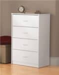 Ameriwood Mainstays chest of drawers in white- 5412015WY, 5412015PCOM