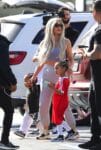 Kim Kardashian West with kids North and Saint West at Glowzone in LA