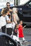 Kim Kardashian West with kids North and Saint at Glowzone in LA