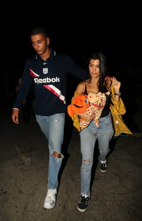 Kourtney Kardashian and Younes Bendjima enjoy a fun date night