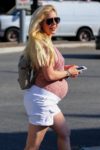 Pregnant Heidi Montag arrives at Kristin Cavallari's Uncommon James pop up