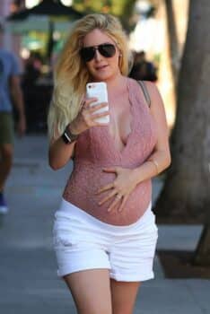 Pregnant Heidi Montag arrives at Kristin Cavallari's Uncommon James pop up in LA