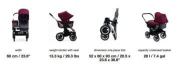 2018 bugaboo Donkey² Double Stroller specs