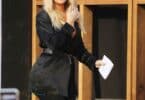 Pregnant Khloe Kardashian seen arriving at Nordstrom for a "Good American" event