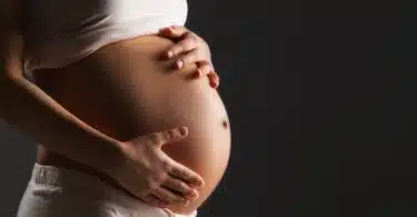 woman pregnant belly