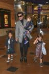 Kris Jenner, Penelope Disick, North West, Reign Disick at movie coco