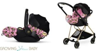 cybex by jeremy scott cherub collection - cloud q infant car seat pink