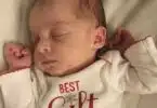 Emma Wren Gibson is the result of an embryo originally frozen on October 14, 1992