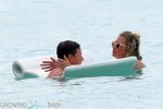 Mark Wahlberg and wife Rhea Durham hit the beach in Barbados with the kids