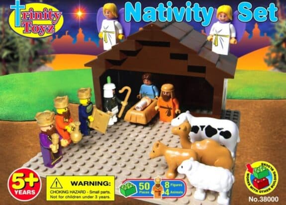 Trinity Toys Nativity Building Block Set - kid friendly