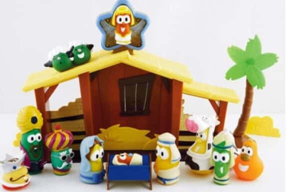 Veggie Tales Nativity Set - kid friendly