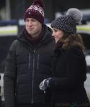 Prince William, Kate Middleton, Duke and Duchess of Cambridge visit Vasaparken for a presentation of bandy.