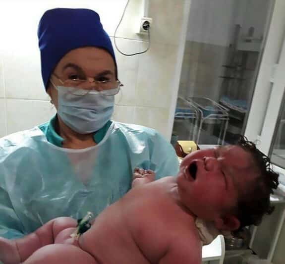 russian baby arrives weighing 13lbs 14 ounces