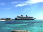 Disney's Private Island Castaway Cay - view of Disney Dream