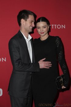 Pregnant Miranda Kerr and husband Evan Spiegel arrive at The Broad in Los Angeles