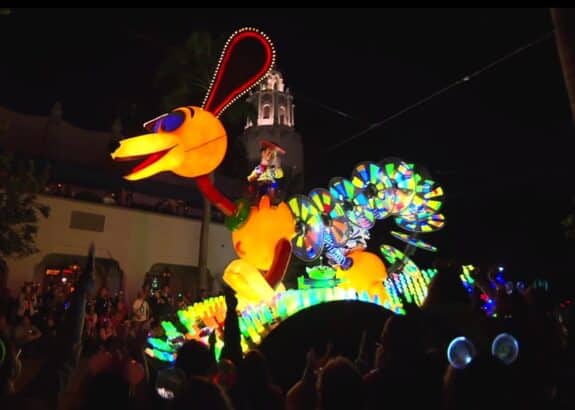 Disneyland Resort Celebrates the First-Ever Pixar Fest - electric parade woody