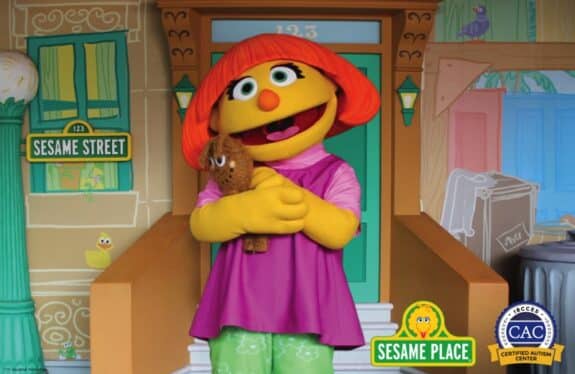 Julia sesame street's character with autism